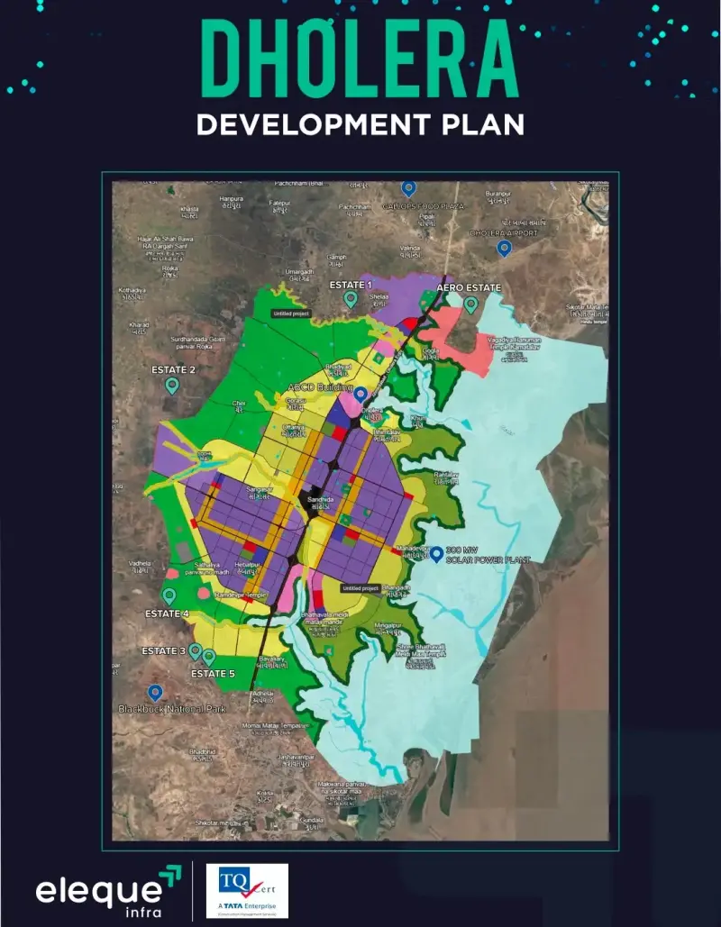 Invest In Largest Smart City Of India,Plots @7999.00***/sq yard Interior View - Residential in Dholera,Gujrat