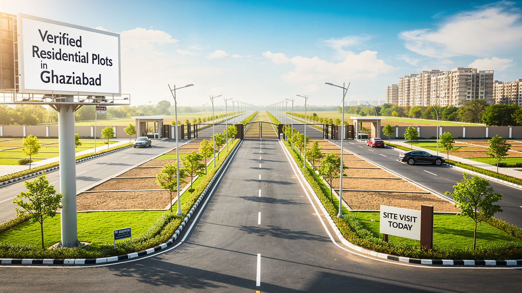 Find Your Dream Home: Verified Residential Plots for Sale in Ghaziabad - Bhavya Ventures